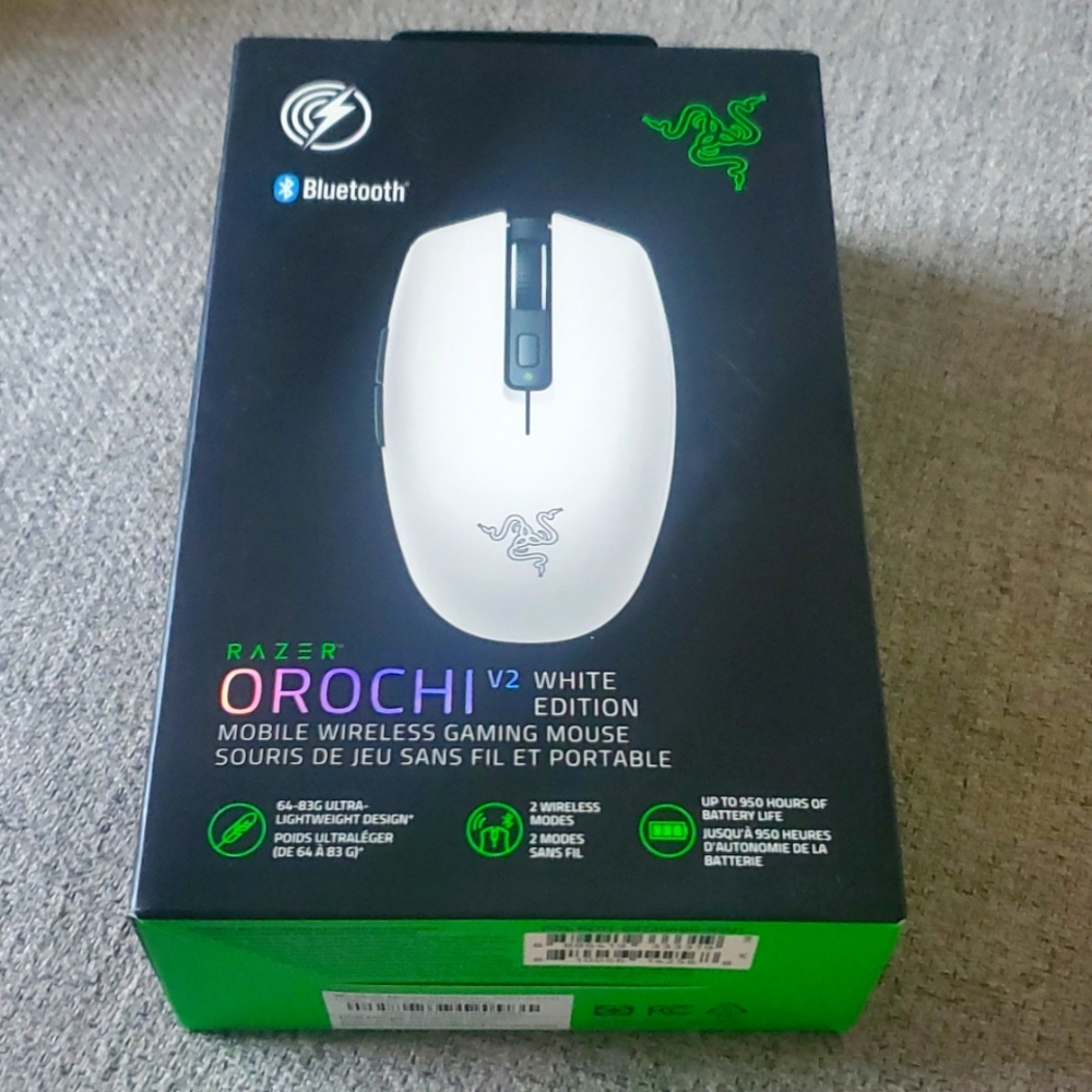 Mouse for cpu or laptop limited edition white mouse